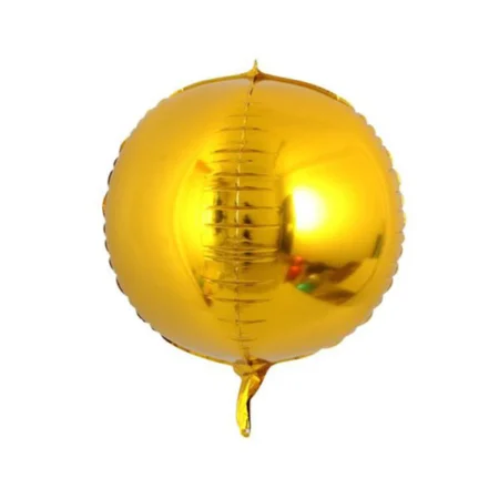 4D Round Foil Balloons 22" Inch - Single Color