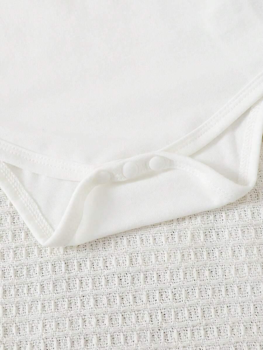 SHEIN 2pcs Newborn Baby Boy Blue & White Striped Printed Brown Pocket Short Sleeve Romper And Elastic Waist Shorts Outfit Set, Soft & Comfortable, Suitable For Home & Outdoor, Spring/Summer, Baby Bodysuit, Baby Boy Shorts, Newborn Clothes,0-9 Month Boy Clothes NB00098 - Image 16