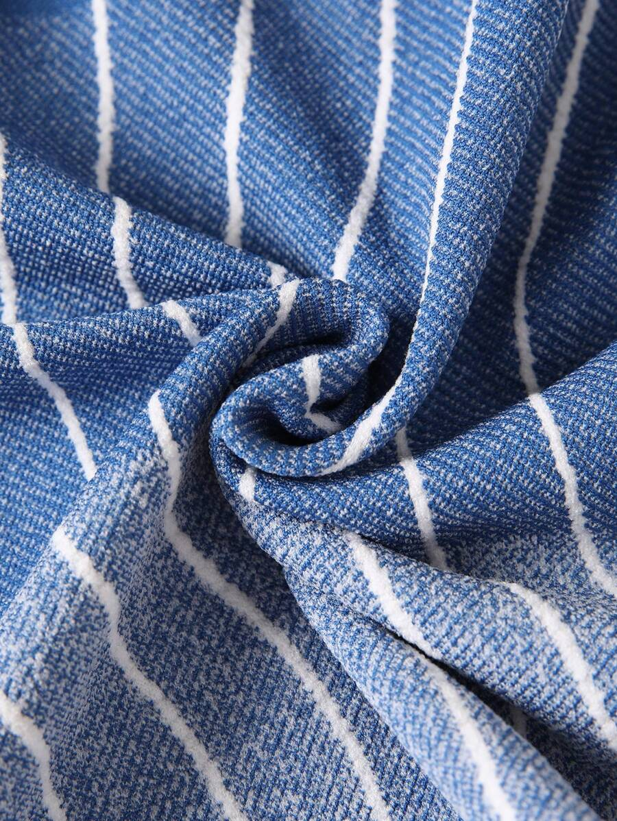 SHEIN Tween Girl Summer Wave Striped Sports Tank Top TG-8-12-00060 - Image 4