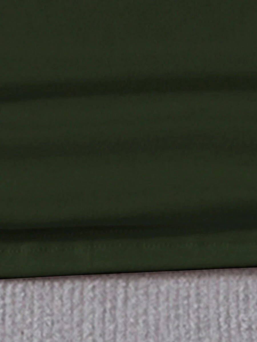 SHEIN Tween Girl Y2K Casual Blue Side Ruched Long Sleeve All-Match T-Shirt For Look TG-8-12-00067 - Image 8