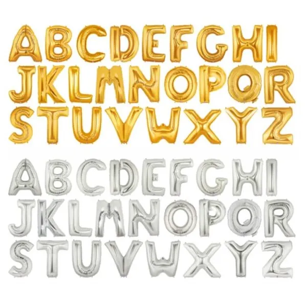 Alphabets Foil Balloon / Custom Banner - 16" Inch - Single Piece