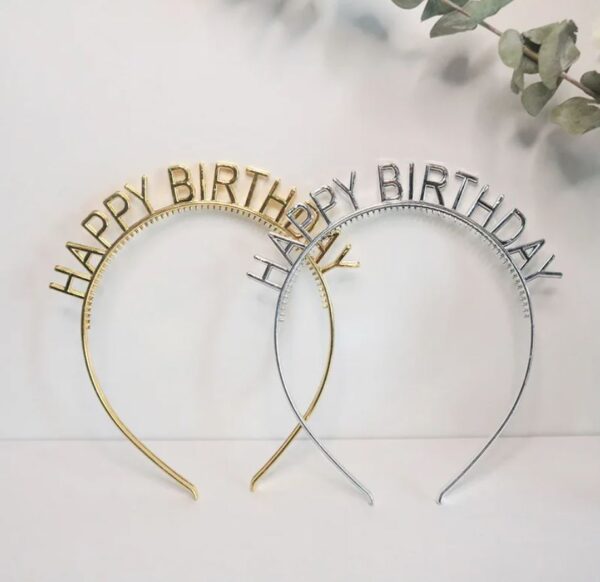 Its My Birthday Metallic Headband